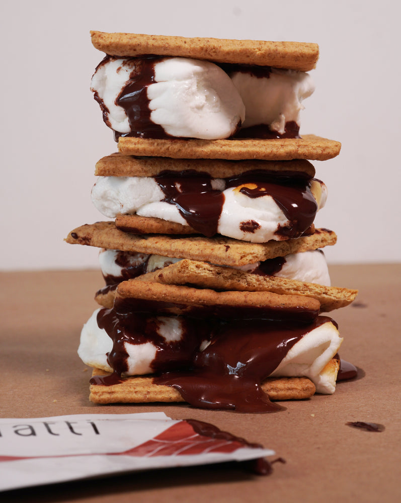 S'mores with SoChatti To Go Dark Chocolate