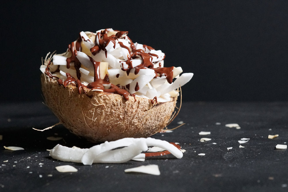 Coconut Chips With Chocolate